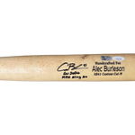 
Alec Burleson St Louis Cardinals Autographed 2026 Game Used Bat w/ Inscriptions - JSA & MLB COA — Back