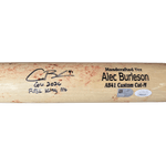 
Alec Burleson St Louis Cardinals Autographed 2026 Game Used Bat w/ Inscriptions - JSA & MLB COA — Back