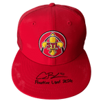 
Alec Burleson St Louis Cardinals Autographed 2026 Practice Used Hat w/ Inscription - JSA COA — Front