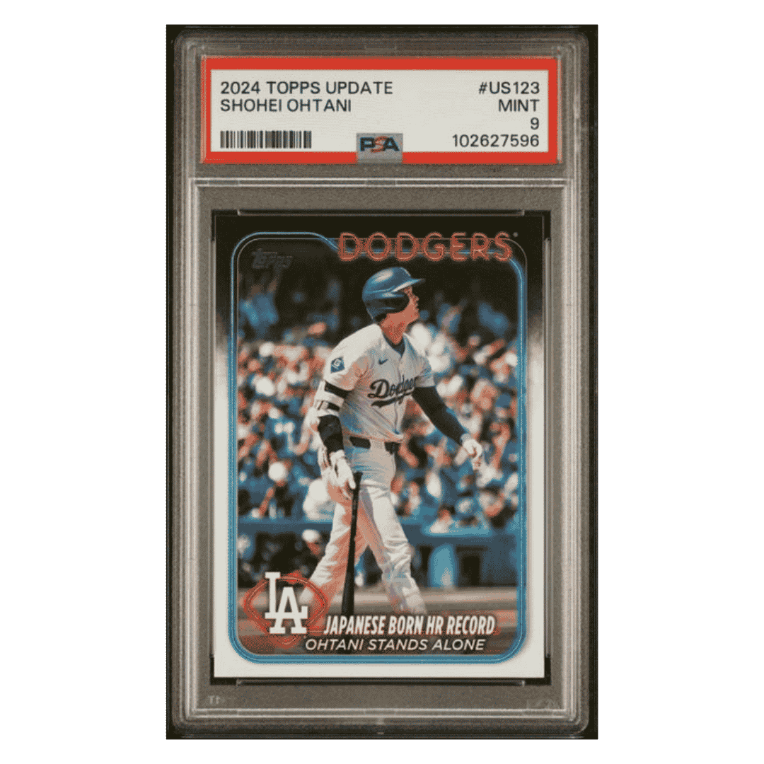Shohei Ohtani PSA 9 2024 Topps Update Card #US123