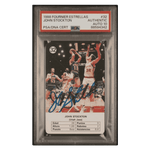 
John Stockton 1988 Fournier Estrellas Autographed Card