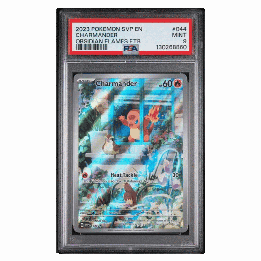 Charmander PSA 9 2023 Pokemon Scarlet & Violet Promo Obsidian Flames ETB Card #044
