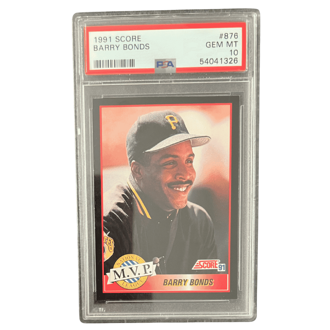 Barry Bonds PSA 10 1991 Score Card #876