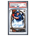 
Wyatt Langford PSA 9 2025 Topps Museum Collection Archival Autograph