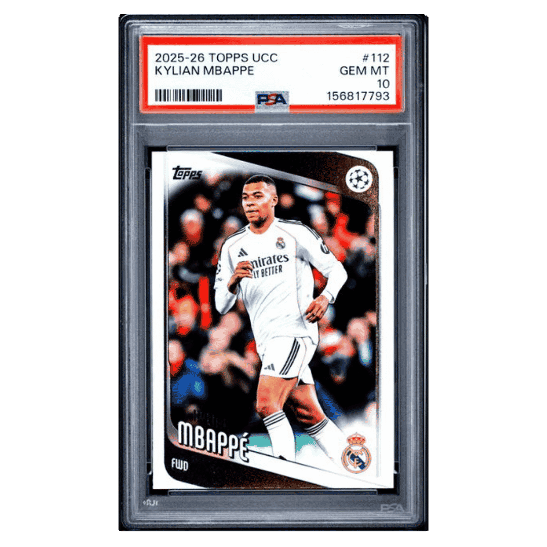 Kylian Mbappe PSA 10 2025-26 Topps UEFA Club Competitions Card #112