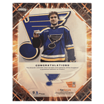 
Jimmy Snuggerud 2025-26 Under Wraps Emanate Hockey Autographed 8x10 Rookie RC
