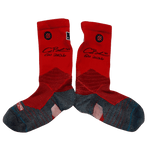 
Alec Burleson St Louis Cardinals Autographed 2026 Game Used Socks w/ Inscription - JSA COA — Front