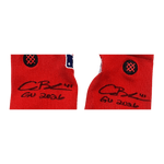 
Alec Burleson St Louis Cardinals Autographed 2026 Game Used Socks w/ Inscription - JSA COA — Back
