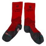 
Alec Burleson St Louis Cardinals Autographed 2026 Game Used Socks w/ Inscription - JSA COA — Front