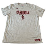 
Alec Burleson St Louis Cardinals Autographed Player Worn Shirt - JSA COA — Front