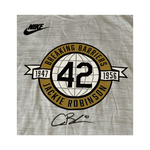 
Alec Burleson St Louis Cardinals Autographed Player Worn Shirt - JSA COA — Back