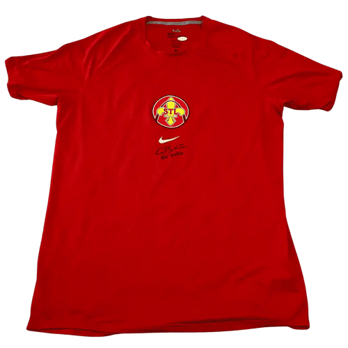 Alec Burleson St Louis Cardinals Autographed Game Used Shirt - JSA COA
