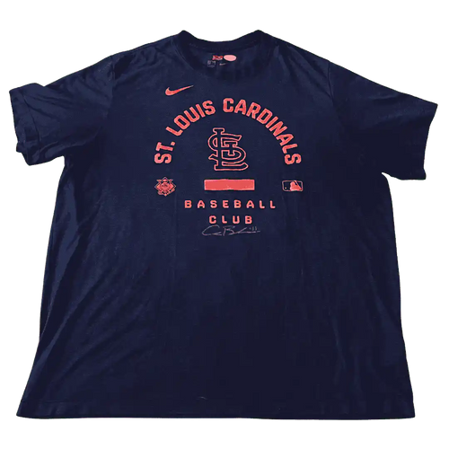Alec Burleson St Louis Cardinals Autographed Player Worn Shirt - JSA COA