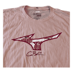 
Alec Burleson St Louis Cardinals Autographed Player Worn Pink Shirt - JSA COA — Back