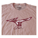 
Alec Burleson St Louis Cardinals Autographed Player Worn Pink Shirt - JSA COA — Back
