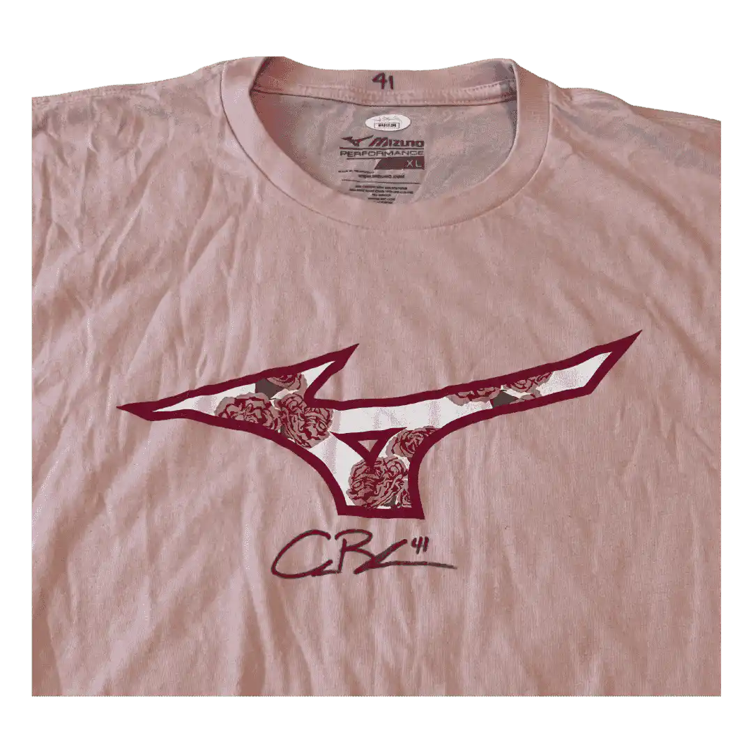Alec Burleson St Louis Cardinals Autographed Player Worn Pink Shirt - JSA COA