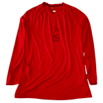 
Alec Burleson St Louis Cardinals Autographed Game Used Long Sleeve Red Shirt - JSA COA — Front