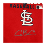 
Alec Burleson St Louis Cardinals Autographed Player Worn Hoodie - JSA COA — Back