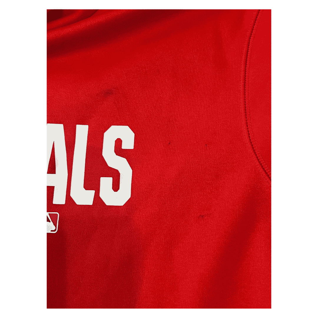 Alec Burleson St Louis Cardinals Autographed Player Worn Hoodie - JSA COA