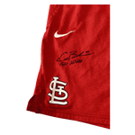 
Alec Burleson St Louis Cardinals Autographed Player Worn Shorts - JSA COA — Back