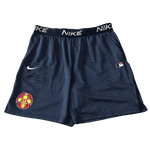 
Alec Burleson St Louis Cardinals Autographed Player Worn Blue Shorts - JSA COA — Front