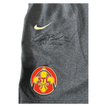 
Alec Burleson St Louis Cardinals Autographed Player Worn Blue Shorts - JSA COA — Back