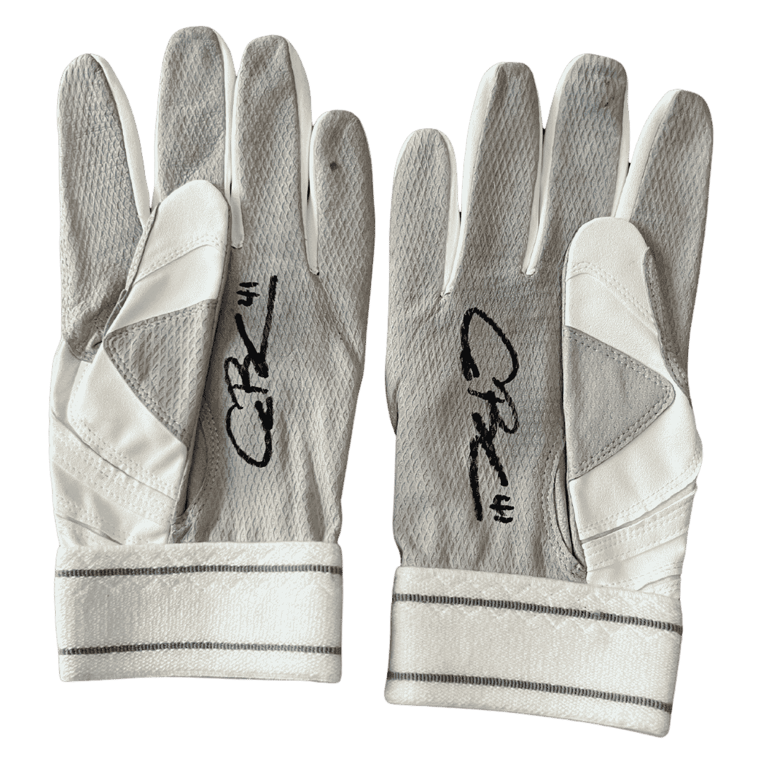 Alec Burleson St Louis Cardinals Autographed 2026 Practice Used Batting Gloves - JSA COA