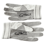 
Alec Burleson St Louis Cardinals Autographed 2026 Practice Used Batting Gloves - JSA COA — Label