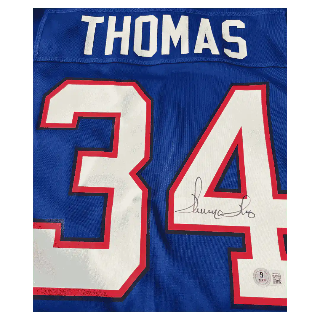 Thurman Thomas Buffalo Bills Autographed Authentic Nike Jersey - Beckett COA