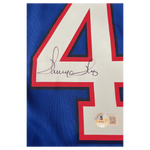 
Thurman Thomas Buffalo Bills Autographed Authentic Nike Jersey - Beckett COA — Image 4