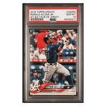 
Ronald Acuna Jr PSA 10 2018 Topps Update At Bat In Blue Jersey Rookie RC Card