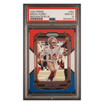
Brock Purdy PSA 10 2022 Panini Prizm Red/ White/ Blue Rookie RC Card