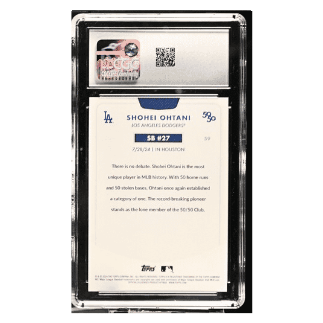 Shohei Ohtani CGC 10 2024 Topps 50/50 Card #59