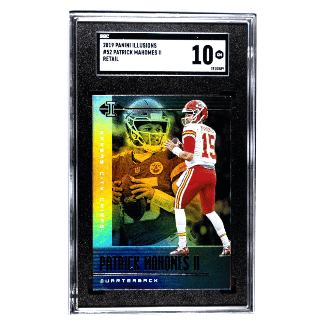 Patrick Mahomes SGC 10 2019 Panini Illusions Retail Card #52