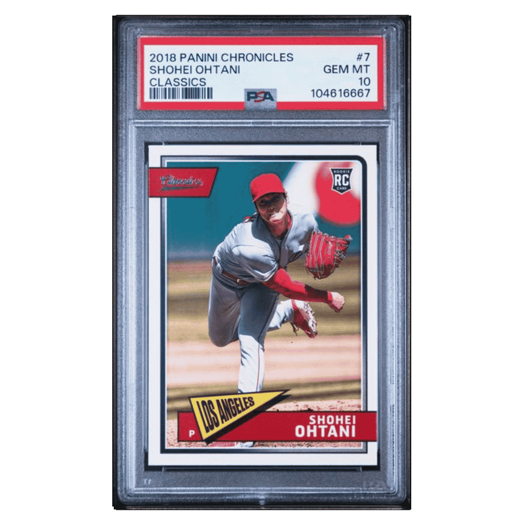 Shohei Ohtani PSA 10 2018 Panini Chronicles Classics Rookie RC Card #7