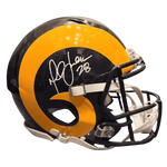 
Marshall Faulk St Louis Rams Autographed Full Size Authentic Helmet - Radtke COA — Front