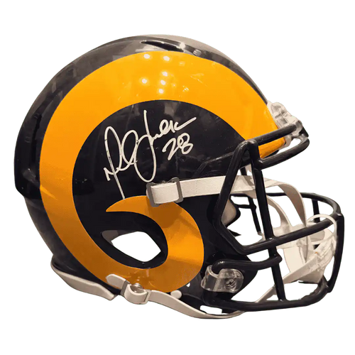 Marshall Faulk St Louis Rams Autographed Full Size Authentic Helmet - Radtke COA
