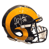 Marshall Faulk St Louis Rams Autographed Full Size Authentic Helmet - Radtke COA