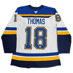 
Robert Thomas St Louis Blues Autographed Fanatics Away Jersey - JSA COA — Front