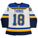 
Robert Thomas St Louis Blues Autographed Fanatics Away Jersey - JSA COA — Front
