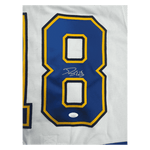 
Robert Thomas St Louis Blues Autographed Fanatics Away Jersey - JSA COA — Back