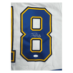 
Robert Thomas St Louis Blues Autographed Fanatics Away Jersey - JSA COA — Back