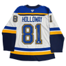Dylan Holloway St Louis Blues Autographed Fanatics Away Jersey - JSA COA