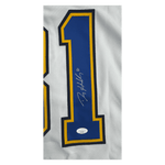 
Dylan Holloway St Louis Blues Autographed Fanatics Away Jersey - JSA COA — Back