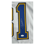 
Dylan Holloway St Louis Blues Autographed Fanatics Away Jersey - JSA COA — Back