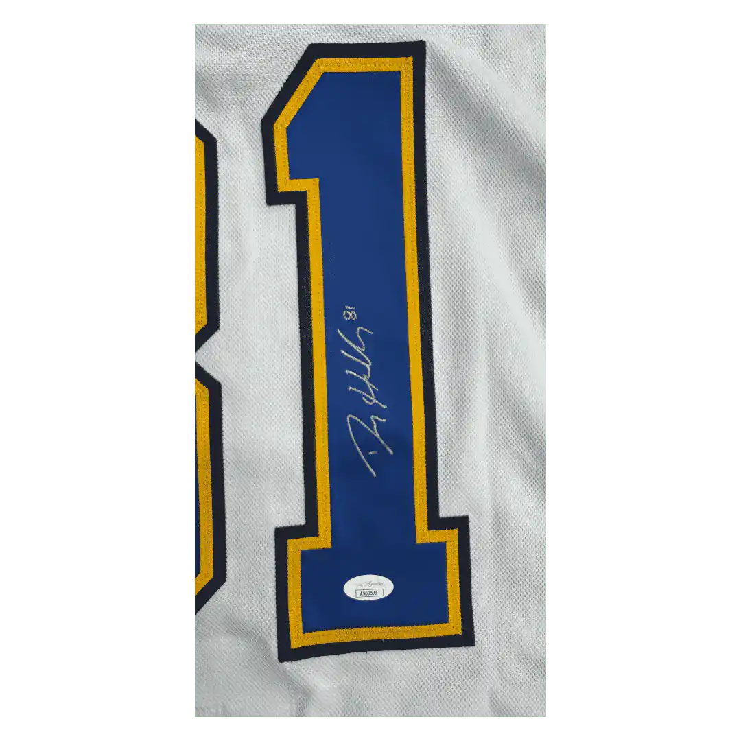 Dylan Holloway St Louis Blues Autographed Fanatics Away Jersey - JSA COA