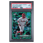 
Kyle Schwarber PSA 9 2025 Topps Cosmic Chrome Green Space Dust