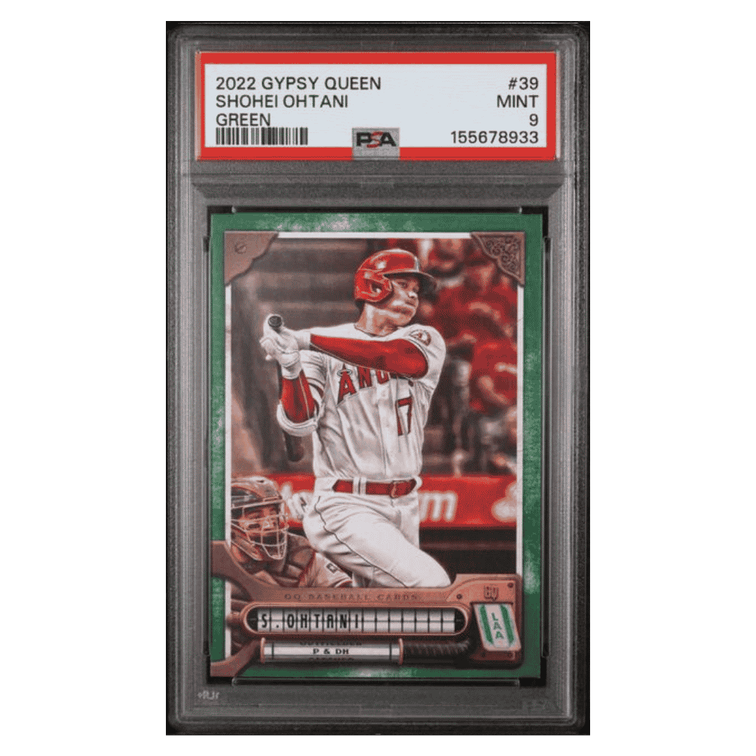 Shohei Ohtani PSA 9 2022 Topps Gypsy Queen Green Card #39