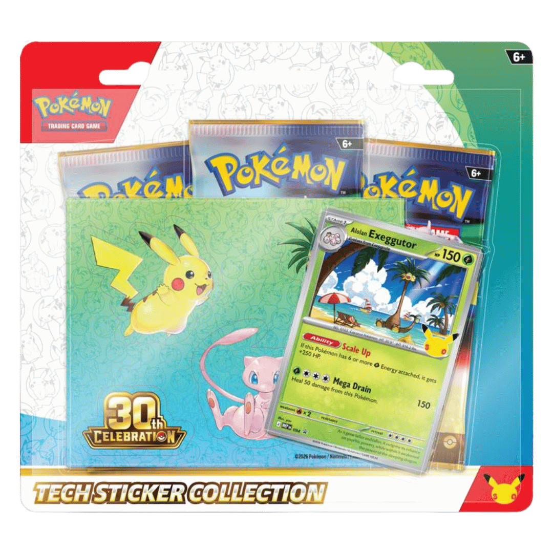 Pokemon TCG: 30th Celebration Tech Sticker Collection - Alolan Exeggutor