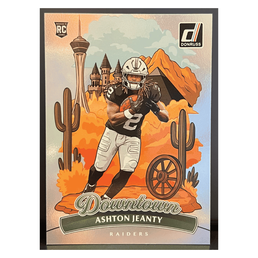 Ashton Jeanty 2025 Panini Donruss Downtown Rookie RC Card #11
